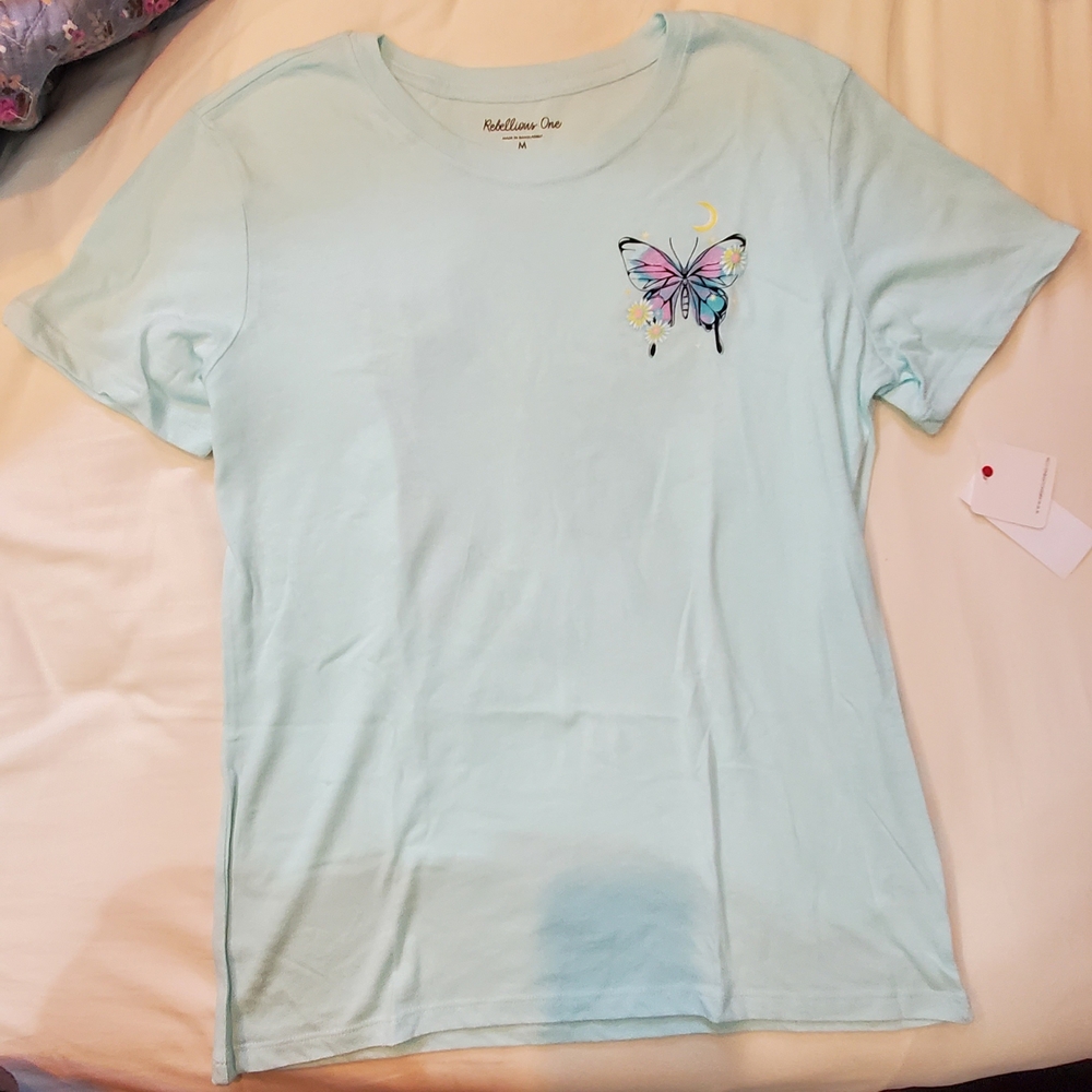 NWT Blue Butterfly T-Shirt